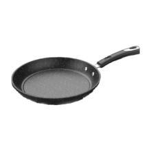 23CM麦饭石色平底锅 家用少油烟煎锅 牛排燃气灶适用