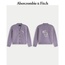 PLUS会员：Abercrombie & Fitch 大麋鹿 绒感针织衫