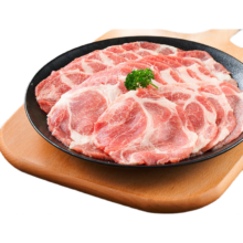 1号会员店 精选猪梅花肉片 净重1.2kg 烧烤食材