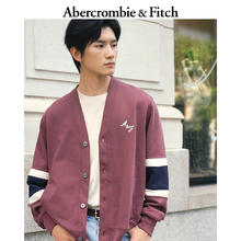 Abercrombie & Fitch 男士V领长袖开衫卫衣 122-5537