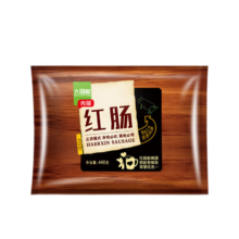 大羅新 中华老字号 哈尔滨红肠 440g四支装 即食火腿肠 香肠