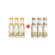 认养一头牛 娟姗牛奶 4.0高钙低温奶 200ml*6+200ml*6