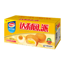 达利园 注心蛋黄派 1350g 休闲零食早餐点心面包 新老包装随机发货
