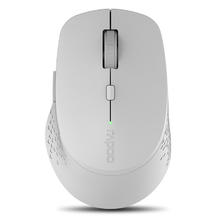 雷柏 M300G 2.4G蓝牙 双模无线鼠标 1600DPI 时尚灰