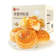 良品铺子 香葱肉松面包 798g 约17包 独立小包装