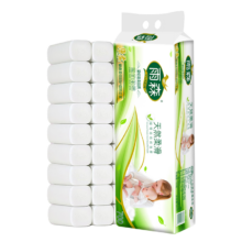雨森（YUSEN）天然柔滑卷纸卫生纸700克/提12卷6层加厚厕所纸巾手纸妇婴可用 6层 58g*48卷 700g*4提毛重