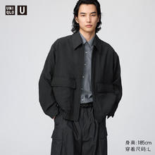 优衣库 合作款 女士休闲短茄克 09 黑色 XS