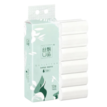 丝飘 5层无芯卷纸 108g/卷*6卷 超大卷 家用厕纸 加厚可湿水