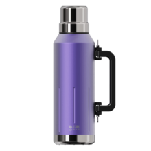 哈尔斯 真空保温壶 旷凝紫 1.5L 户外露营车载暖水壶