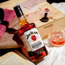 Jim Beam 金宾 白占边美国波本威士忌1000mL