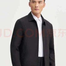TRIES 才子男装商务行政夹克 黑色
