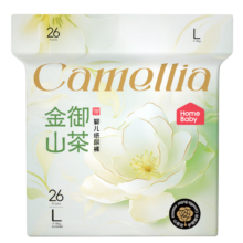 家得宝 金御山茶花纸尿裤 L码26片 × 6件+赠得宝抽纸