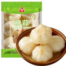 川珍 糖蒜 500g 袋装 泡头蒜瓣 甜蒜 腊八蒜 火锅解腻下饭泡菜