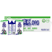 欧亚 全脂 利乐砖 纯牛奶 3.2g蛋白质 盒装 200g 20盒