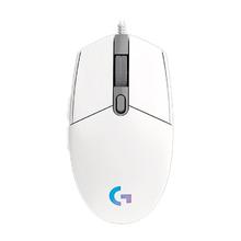 罗技 G102 二代 有线鼠标 8000DPI RGB 白色