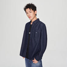 Lee 五折清仓！春夏标准版翻领经典工装设计男士长袖牛仔衬衫