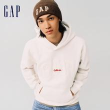 Gap 毛巾绣logo 连帽卫衣