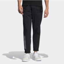 adidas NEO 男子梭织长裤 侧边拉链口袋 休闲运动裤