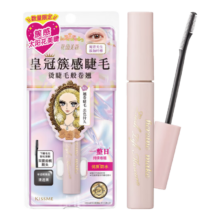 奇士美（kiss me）花盈美蔻束感翘睫防水睫毛膏5.5g(齿梳型睫毛膏) 01清透黑 睫毛膏 化妆镜 套装