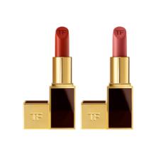 TOM FORD 全黑管水感缎光 口红双支礼盒 16+06