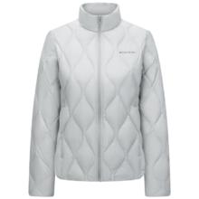 PLUS：波司登 90鹅绒轻薄羽绒服女短款菱格纹立领保暖内胆 B250131024