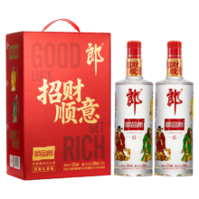 郎酒 顺品郎红顺 兼香型 53度 888mL*2瓶 礼盒装