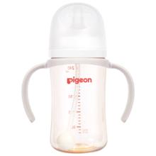 贝亲 PPSU重力球吸管双把手奶瓶 240mL 6月+ AA252