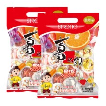 喜之郎 什锦小果冻 925g*2袋 共100杯