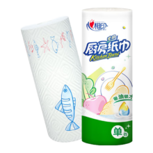 心相印 厨房用吸油纸巾 2层 65节*1卷 加厚家用实惠装