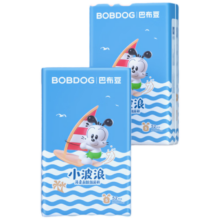 巴布豆 小波浪 纸尿裤 M码 92片＊2件