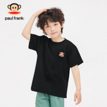 大嘴猴（paul frank）童装短袖T恤 02AB黑色 130