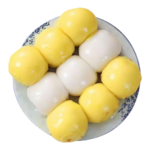 再降价、京东换购：东北大黄米粘豆包 450g 正宗传统手工糕点 黑黏糯米零食