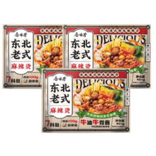 合味芳 东北麻辣烫 401g*3袋 速食夜宵 粗粮面条
