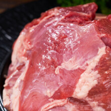 边塞风 宁夏盐池滩羊肉 剔骨后腿肉1斤 原切羔羊烧烤生鲜食材