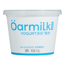 吾岛 无蔗糖酸奶 低温发酵乳 420g 桶装