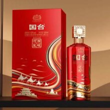 产自茅台镇！国台·河西星曜 丝绸之路文化纪念酒 53度酱香型白酒500mL 礼盒装