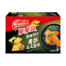 雀巢 脆脆鲨 青芥三文鱼味薄脆 休闲零食 办公室解馋