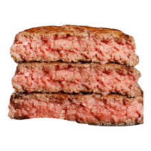 安格斯谷饲和牛牛肉饼组合 80g+100g*3 无添加纯牛肉儿童早餐汉堡半成品