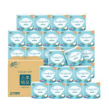 京东PLUS：清风 云柔纯品卷纸 4层110克27卷