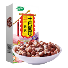 十月稻田 芡实 400g 圆粒红皮鸡头米 粗粮 炖汤煲粥材料