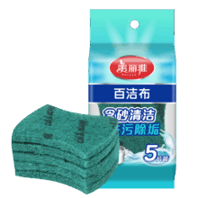 美丽雅 百洁布海绵擦 5片