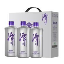 潭酒 紫盖银潭 53%vol 酱香型白酒 500ml*3瓶