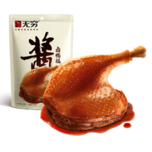无穷 酱卤大鸭腿 即食肉脯熟食小吃 麻辣 85g单只袋装