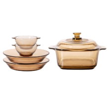 乐唯诗 LOVWISH 温显保温壶 玻璃内胆 按压款 红色 1L