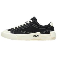 FILA FUSION斐乐POP潮牌帆布鞋女鞋夏季运动鞋休闲板鞋男鞋黑色
