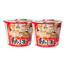 顾大嫂 重庆小面 麻辣桶装非油炸方便面 2桶尝鲜装
