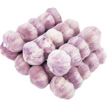 东东买菜 足干2025大蒜头 网兜装 6头185g 紫白皮红皮蒜子 特级新鲜