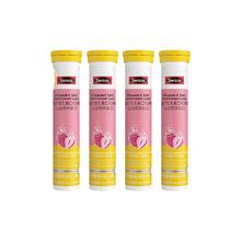 斯维诗 维生素C+zn泡腾片 20片x4支