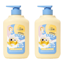 小浣熊 儿童沐浴露洗发水二合一 氨基酸配方 705ml*2