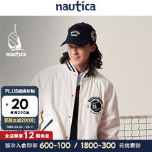 nautica white sail 白帆×Reebok联名中性棒球领夹克厚外套RBJW4402